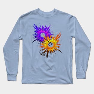 Abstract Colourful Reaction, Explosion Of Colour Long Sleeve T-Shirt